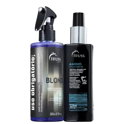 Tratamento Uso Obrigatório Blond e Protetor Térmico Amino.