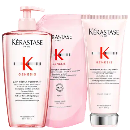 Kit Kérastase Genesis K Intense Trio Refil, com condicionador, shampoo e refil