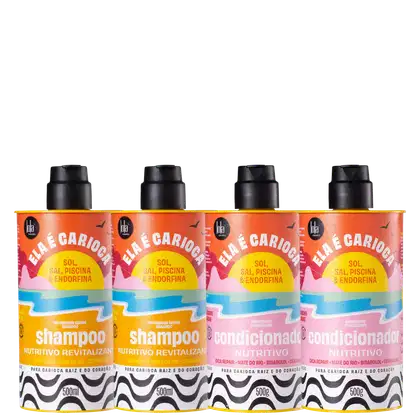 Kit Lola From Rio Ela é Carioca Sol, Sal, Piscina & Endorfina Quarteto Care. 4 produtos.