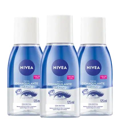 Imagem do produto Kit NIVEA Demaquilantes Bifásicos (3 Unidades)