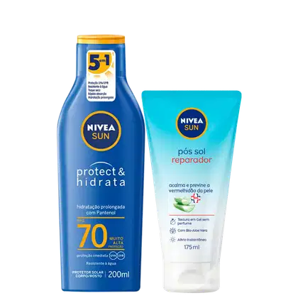 Imagem do produto Kit NIVEA Sun Protect & Hidrata FPS70 Reparador (2 Produtos)