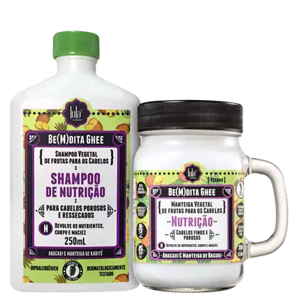 Kit Lola From Rio Be(M)dita Ghee Nutrição Basic Duo, 2 produtos.