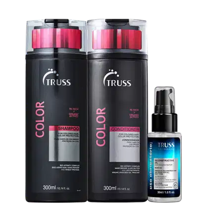 Kit TRUSS Color + Uso Obrigatório Oil Mini, 3 produtos.