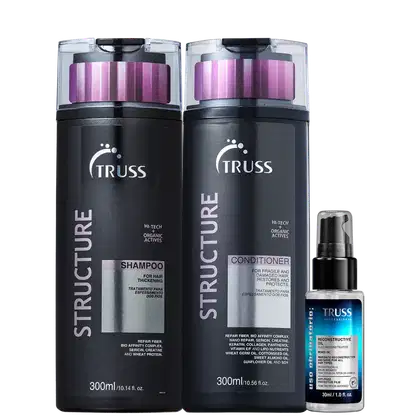 Kit TRUSS Structure + Uso Obrigatório Oil Mini, 3 produtos.