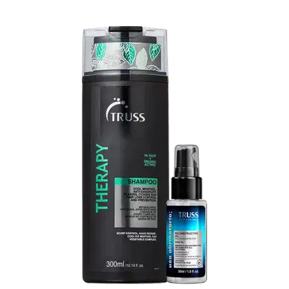 Kit TRUSS Therapy + Uso Obrigatório Oil Mini, 2 produtos.