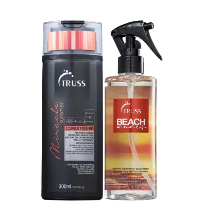 Kit TRUSS Miracle Summer + Beach Waves Duo, 2 produtos.