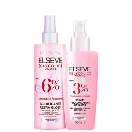 Imagem do produto Kit Elseve Acidificante e Sérum Glycolic Gloss (2 Produtos)