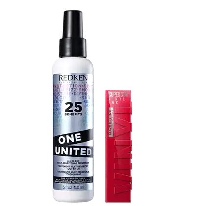 Imagem do produto Kit Beleza na Web Redken One United + Maybelline Superstay Vinyl Ink Wicked (2 Produtos)