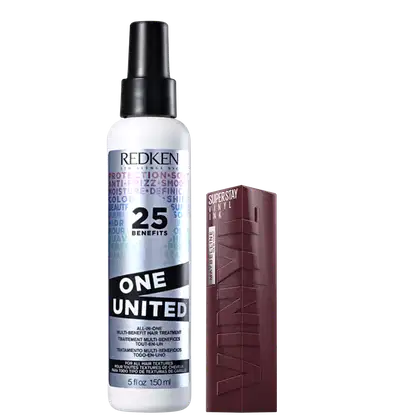 Imagem do produto Kit Beleza na Web Redken One United + Maybelline Superstay Vinyl Ink Fearless (2 Produtos)