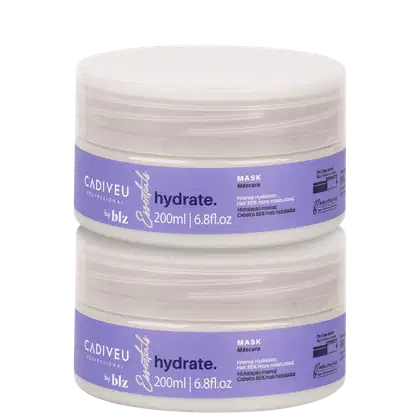 Kit Cadiveu Professional Essentials Hydrate by BLZ com duas Máscaras de 200ml cada