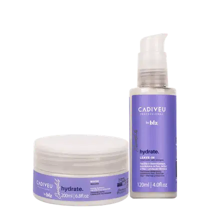 Kit Cadiveu Professional Essentials Hydrate by BLZ com leave-in de 120ml e máscara capilar de 200ml