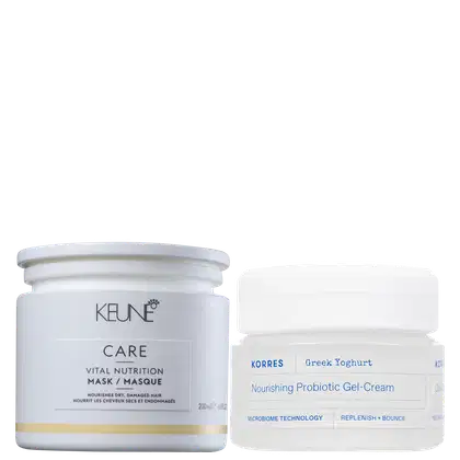 Kit Beleza na Web máscara Keune Vital Nutrition + creme facial Korres Greek Yoghurt