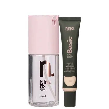 Imagem do produto Kit Nina Makeup Fix & Basic 1 (2 Produtos)