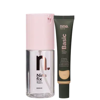 Imagem do produto Kit Nina Makeup Fix & Basic 5 (2 Produtos)