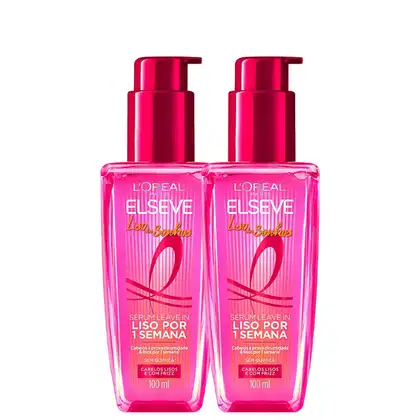Imagem do produto Kit Elseve Séruns Liso dos Sonhos Double (2 Unidades)
