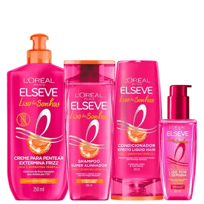 Imagem do produto Kit Elseve Liso dos Sonhos Squad (4 Produtos)