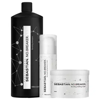 Imagem do produto Kit Sebastian Professional No Breaker Salon Care Trio (3 Produtos)