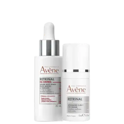 Kit Avène RetrinAL: RetrinAL Oil Control 30ml + Avène RetrinAL Eye Cream 15ml