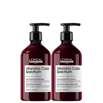 Kit L'Oréal Professionnel Vitamino Color Spectrum: Shampoo 500ml; e Condicionador 500ml