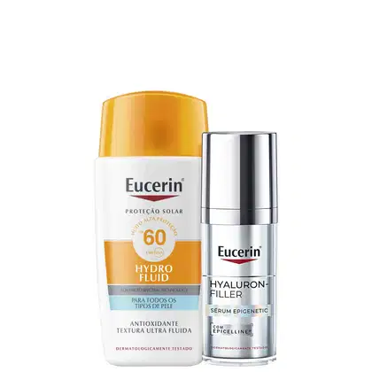 Imagem do produto Kit Eucerin Hyaluron-Filler Epigenetic + Sun Hydro Fluid FPS 60 (2 Produtos)