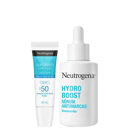 Imagem do produto Kit Neutrogena Hydro Boost Duo Sun Fresh FPS 50 (2 Produtos)