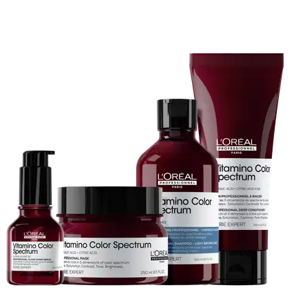Kit L'Oréal Professionnel Vitamino Color Spectrum Quarteto, 4 produtos.