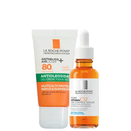 Imagem do produto Kit La Roche-Posay Anthelios Airlicium + Pure Vitamin C12 Oil Control (2 Produtos)