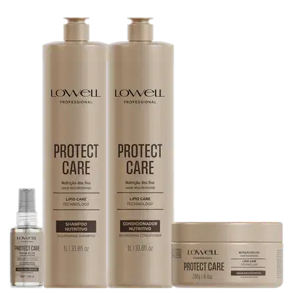 Imagem do produto Kit Lowell Protect Care Nutrição Salon (4 Produtos)