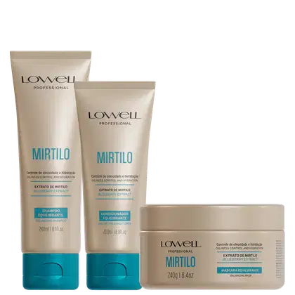 Imagem do produto Kit Lowell Mirtilo Trio Home Care (3 Produtos)
