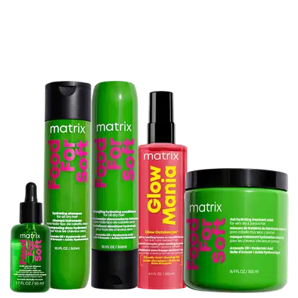 Imagem do produto Kit Matrix Food For Soft + Glow Mania Quinteto (5 Produtos)