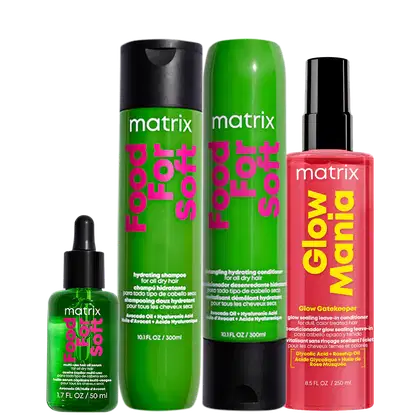 Imagem do produto Kit Matrix Food For Soft + Glow Mania Quarteto (4 Produtos)