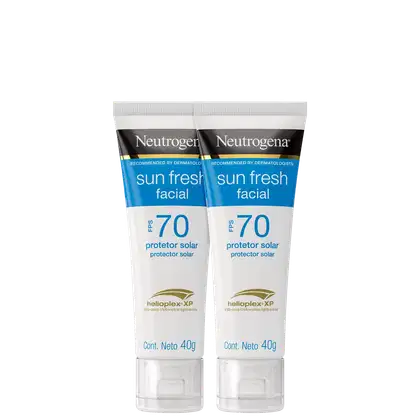 Kit Neutrogena Sun Fresh FPS70 Duo Care, 2 unidades.