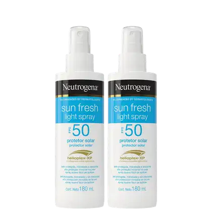 Kit Neutrogena Sun Fresh Light Spray FPS50 Double, 2 unidades.