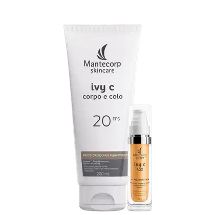 Kit Mantecorp Ivy C Rosto e Corpo, 2 produtos.
