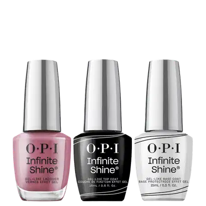 Kit OPI Infinite Shine Trio Infinity, 3 produtos.
