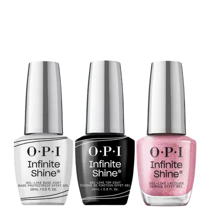 Kit OPI Infinite Shine Trio Shined, Sealed, Delivered, 3 produtos.