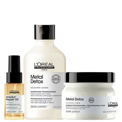 Imagem do produto Kit L'Oréal Professionnel Metal Detox Quinoa Oil (3 Produtos)