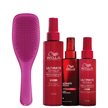 Kit Beleza na Web Cuidado e Reparação, 4 produtos.
