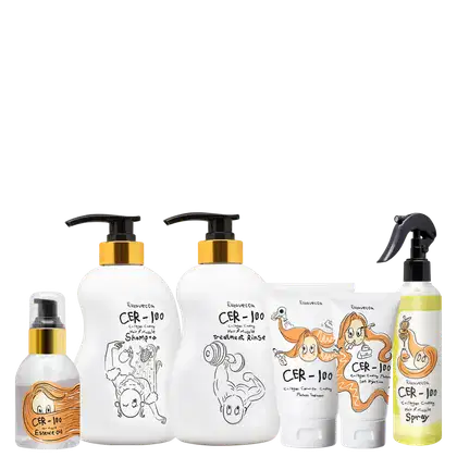 Kit Elizavecca CER-100 Tratamento Completo, 6 produtos.