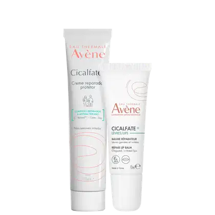 Kit Avène Cicalfate+ Dupla Ação, 2 produtos.