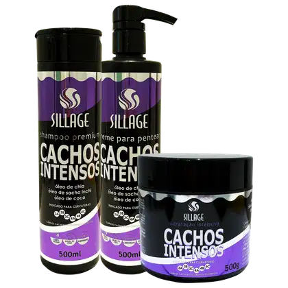 Imagem do produto Kit Sillage Cachos Intensos Trio (3 Produtos)