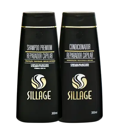 Kit Sillage Premium Reparador Capilar Duo Basic, 2 produtos.