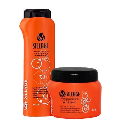 Kit Sillage Intensiva Terapia AntiAging Duo Care, 2 produtos.