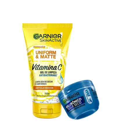 Imagem do produto Kit Garnier Hidratação Limpeza Peles Oleosas (2 Produtos)