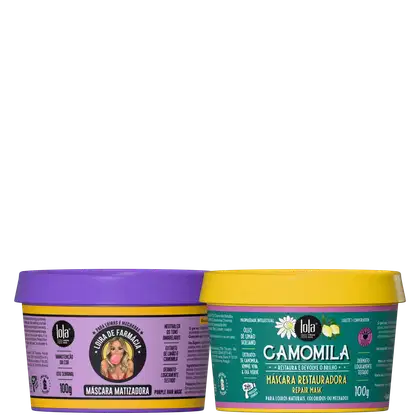 Kit Lola from Rio Loira de Farmácia + Camomila, 2 produtos.