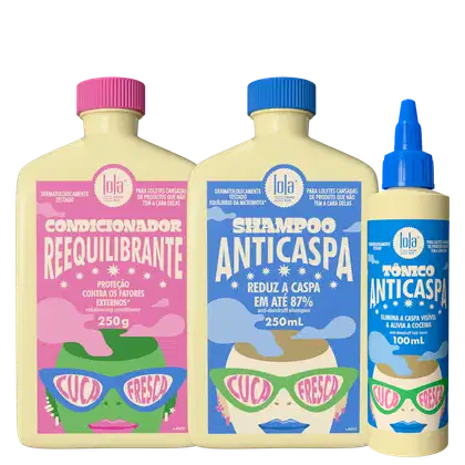 Kit Lola from Rio Cuca Fresca Tripla Ação, 3 produtos.
