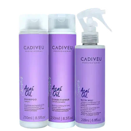 Imagem do produto Kit Cadiveu Essentials Açaí Oil Trio (3 Produtos)