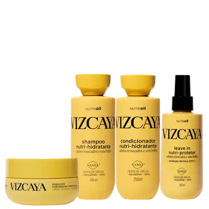 Kit Vizcaya Nutri Oil Quarteto, 4 produtos.