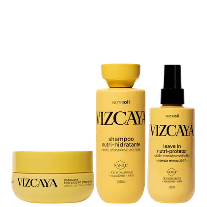 Kit Vizcaya Nutri Oil Trio Care, 3 produtos.