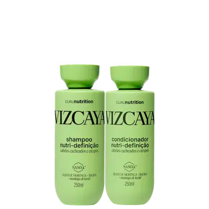 Kit Vizcaya Curl Nutrition Duo Basic, 2 produtos.